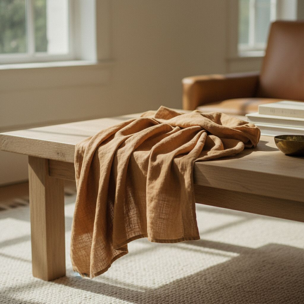 Bracken Linen Throw